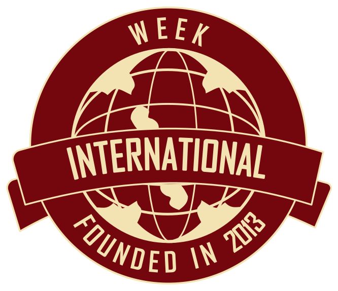 Logo English Week beige